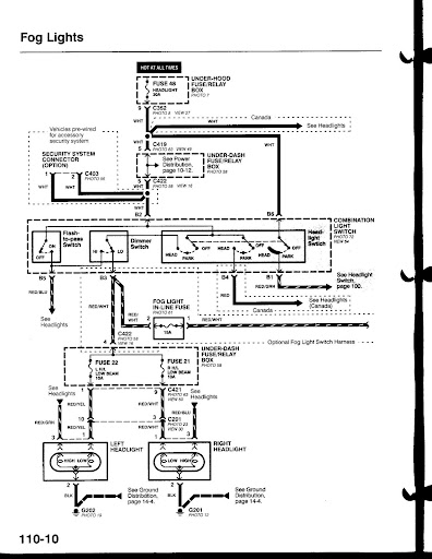 92 Accord Fog Light Wiring - Wiring Diagram Networks